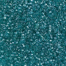 Miyuki delica beads 15/0 - Transparent caribbean teal luster DBS-1228
